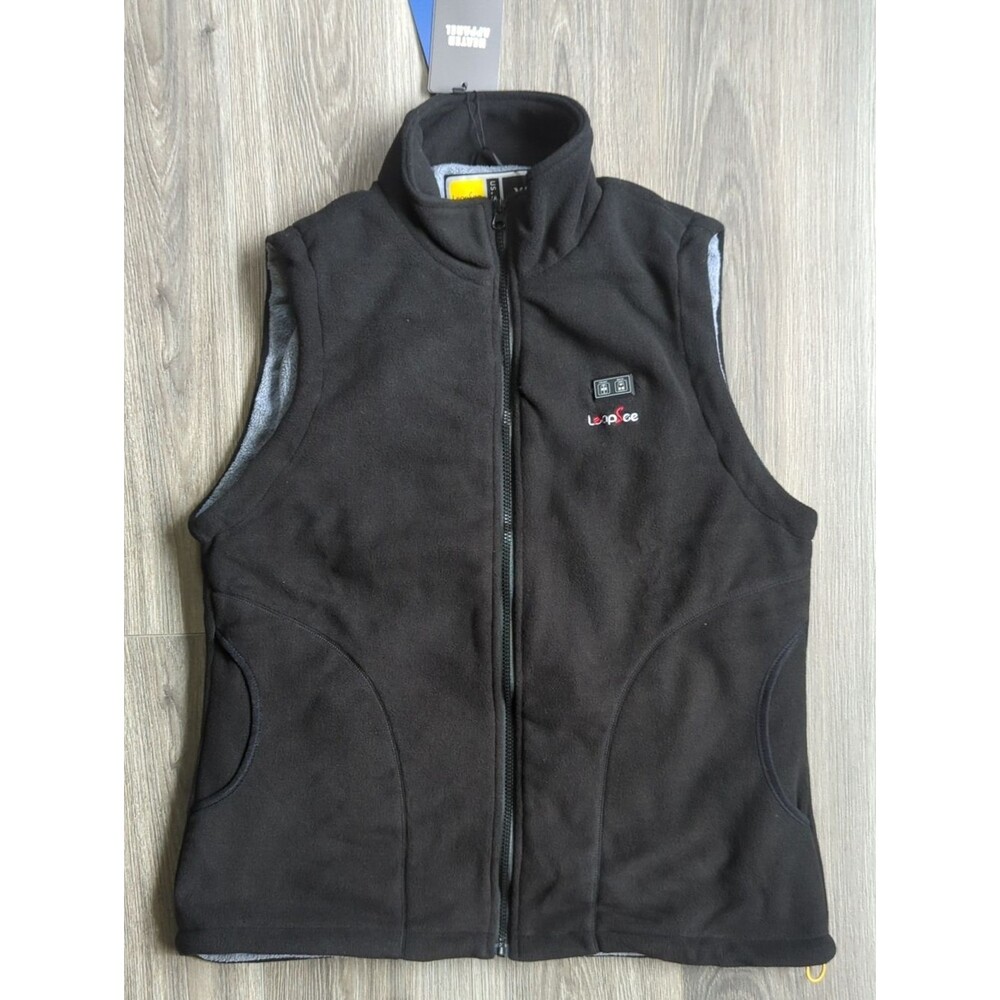 Leapsee Man's Polar Fleece Heated Vest Size XL